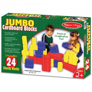 Basic Cardboard Blocks 24 pcs Melissa & Doug D54-22783 