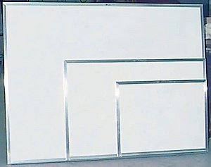 Quartet® Melamine Marker Board with Aluminum Frame, Extra Strong, 48" x 96" (3825148)