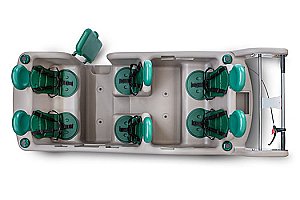 Italtrike Espresso Classico Buggy, Multi-Child 6 Seat Stroller  Red 9615