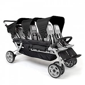 GAGGLE JAMBOREE STROLLER, 6 PASSENGER, RED/BLACK 9909132