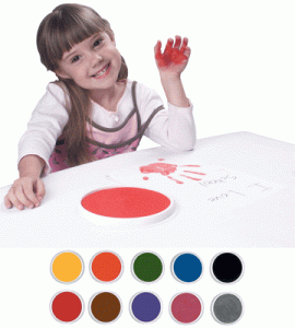 Jumbo Circular Washable Pad, Assorted Colours