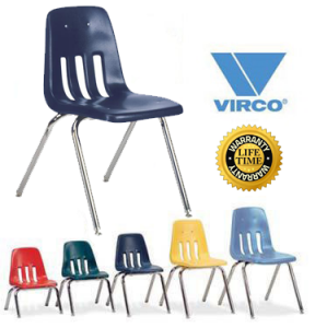 Classroom Chair Virco 9000 Series 18"SEAT HEIGHT COLOR OPTIONS AVAILABLE 9018