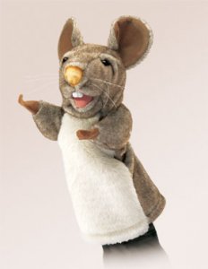 Plush Puppet Mouse MTB204