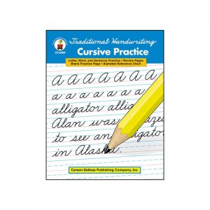  Gr 2-5 Traditional Handwriting Cursive Practice  CD-0888