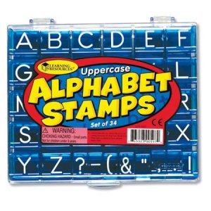 Uppercase Alphabet Stamps LER 0597