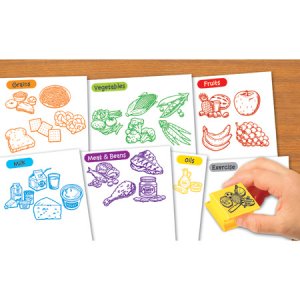 Healthy Foods Stamp Set EI-1576