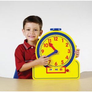 Primary Time Teacher™ 12-Hour Learning Clock® LER 2996