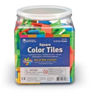 Brights!™ Color Tiles, Set of 400 Item # LER 3553 