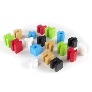 Guidecraft™ IO Blocks® 59 Piece Travel Set G9604