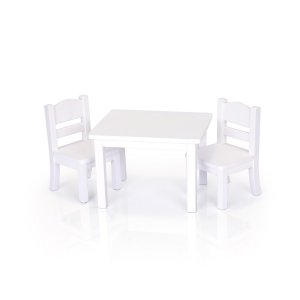 Doll Table and Chair Set – White G98122
