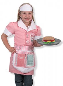 Waitress Role Play Costume Set  3 - 6 years MD-4787