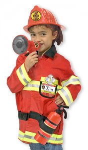 Fire Chief Role Play Costume Set  3+ years MD-4834