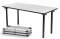 Espire ll Table (COLOR & SIZE OPTIONS AVAILABLE) MB-ES22 Folding Leg