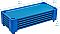 Stackable Ready To Assemble Kiddie Cot, Standard Size, 6-Pack, Blue ELR-16112-BL