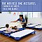 Stackable Ready To Assemble Kiddie Cot, Standard Size, 6-Pack, Blue ELR-16112-BL