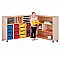 HINGED LOCKABLE MOBILE UNIT, BALTIC BIRCH 1732-16/17301