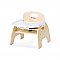 Easy Serve Feeding Chair, 7" Seat Height, Birch 4707047