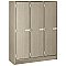 I.D. Systems 45" x 18" x 59" Triple Storage Locker with Doors 79005 B45