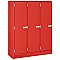 I.D. Systems 45" x 18" x 59" Triple Storage Locker with Doors 79005 B45