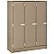 I.D. Systems 45" x 18" x 59" Triple Storage Locker with Doors 79005 B45