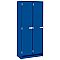 I.D. Systems 30" x 18" x 72"  Double Door Storage Locker with Two Shelves 79015 B30  Colors option