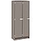 I.D. Systems 30" x 18" x 72"  Double Door Storage Locker with Two Shelves 79015 B30  Colors option