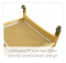 SafetyCraft Compact Fixed-Side Crib Slatted Ends with3" Thick Mattress FD1631040