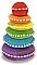 Soft Rainbow Stacker Educational Toy 13066