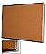 Sturdy Natural Cork Board with Aluminum Frame, 36" x 48" 40 20323648 LNO