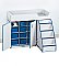 RAINBOW ACCENTS DIAPER CHANGER WITH STAIRS RIGHT 5148JC