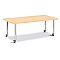 ACTIVITY TABLE RECTANGLE 30" X 60" MOBILE MAPLE/MAPLE/GRAY 6408JCM251