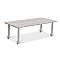 Activity Table Rectangle 30" X 60" Mobile Driftwood Gray/Gray/Gray 6408JCM450