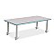 ACTIVITY TABLE RECTANGLE 30" X 60" MOBILE DRIFTWOOD GRAY/COSTAL BLUE/GRAY 6408JCM452