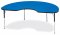 Activity Table 48"x72" Kidney Shape Laminate Table Top  Adjustable Height (COLOR OPTION) 6423JCT