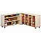 DELUXE MOBILE COMBINATION STORAGE UNIT, BALTIC BIRCH PLYWOOD SWT/1834-16C