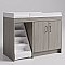 TODDLER WALK UP CHANGING TABLE (FULLY ASSEMBLED) Shadow Elm Gray TM 8534A