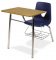 Virco Combo Desk with 18" Seat, 18" x 24" Top, bookrack 2400BR