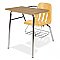 Student Combo Desk with 18" Seat, 18" x 24" High-Pressure Hard Plastic Top, Bookrack 9400BRM
