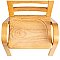Natural Wood Chair 13 Inch Seat Height AB78C13