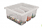 Large Divided Tub - Clear CC4069-C