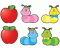 Cut-Out Buddies Apples & Worms [CD120049]