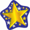 Colourful Cut-Outs Gold & Silver Stars [CD5544]