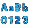 Designer Letters Designs On Blue Letters [CTP1195]