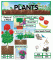 Mini Bulletin Boards Plants 73 pieces [CTP1761]