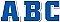 Team Spirit Designer Letters.Navy Blue and White [CTP6571]