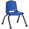 CLASSROOM STACKING CHAIR 16"  ELR0195 Blue