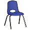 CLASSROOM STACKING CHAIR 14" ELR0319 Blue