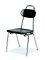 Hard Plastic Stacking Chair with Handle, Glide, 16" Seat Height Chrome Frame (COLORS OPTIONS AVAILABLE) C-MR 16-HAN