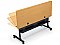 Teak Flipper Folding Training Table 24 x 60 BALT89775M