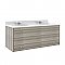 Tot Mate  Vanities and Sinks 49-in Maple Double Sink Bathroom Vanity TM8352R